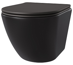 Taliente Унитаз Amato AM25010 Nero подвесной – фотография-1